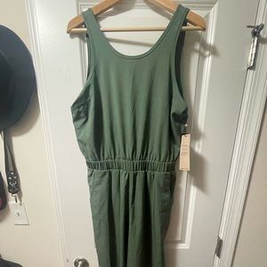 Olive green calia jumpsuit (M)